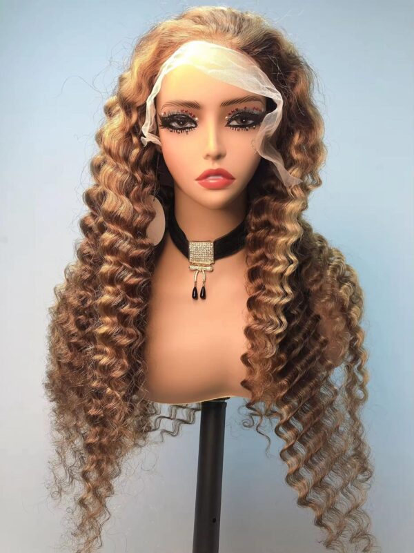 13*4 lace frontal Deep Wave wig