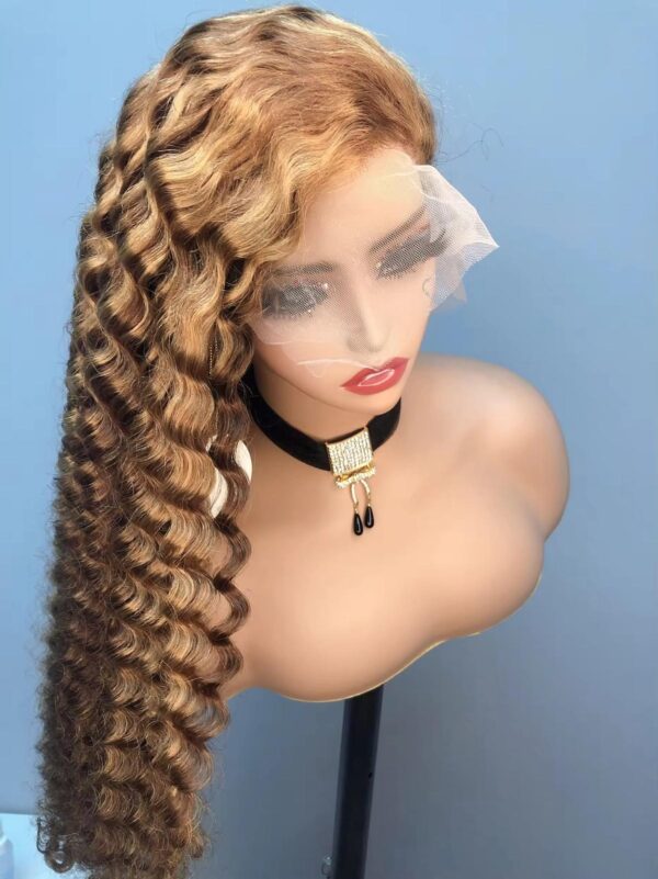 13*4 lace frontal Deep Wave wig - Image 2