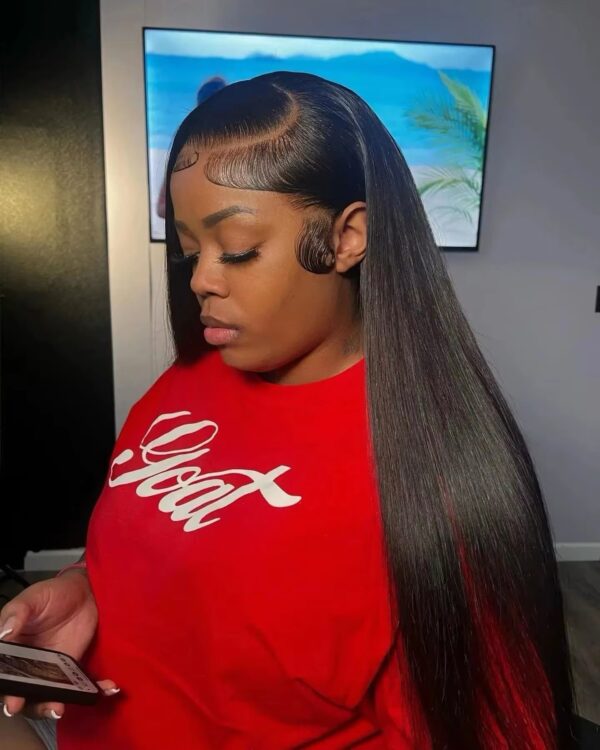13x4 Bone Straight Vietnamese Lace Frontal Wig - Image 3