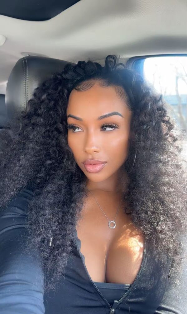 15A Burmese Curly Bundles Human hair Extensions Raw Human Hair Bundles - Image 2