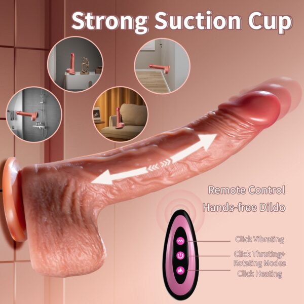 Huge Soft Realistic Vibrating Dildo - Image 2