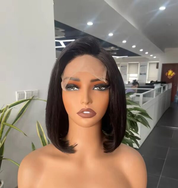 5*5 Bob Wig 10 inch straight 100% human hair